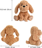 Interactive Singing Plush Toy - Dog Stuffed Animals Record & Repeats What You Say, 8 Songs, Head & Ear Movements, Birthday for Toddlers Age 3 4 5 6 (10.2' Goldendoodle Toy)