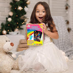 ZMLM Scratch Art Crafts Girls Gifts, 60 Rainbow Scratch Paper Art Gifts for 3 4 5 6 7 8 9 10 Years Old Girls and Boys Kids, Arts and Crafts for Kids 4-6 Birthday Toys and Games Activities Gift (Pink)