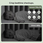 bonoch MegaView Baby Monitor with Camera and Audio, 7" 720P HD Video Baby Monitor No WiFi, 6000mAh Battery, VOX Mode, Auto Night Vision, Hack Proof, Remote PTZ, Baby Camera Monitor