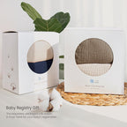 lulumoon Baby Muslin Crib Sheets - Toddler Cotton Fitted Crib Sheets Neutral for Boys and Girls 2Pack