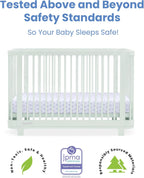 Delta Children Nest 4-in-1 Convertible Crib, Light Sage