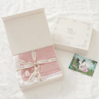 100% Organic Cotton Baby Blanket Knitted Softer Receiving Swaddle Warm Cozy Cuddle Crib Blanket for Newborns Infants Toddlers Boy and Girls Blush Pink