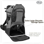 ClevrPlus Deluxe Adjustable Baby Carrier Outdoor Hiking Child Backpack Camping