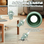 3 Pack Silicone Sleeves for Dr. Brown's Glass Baby Bottles - Drop Protection Baby Bottle Sleeves,Compatible with Dr. Brown's Newborn Glass Bottles,with Silicone Handles,8 oz