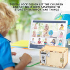 Poraxy 4 Set STEM Kits for Kids Ages 8-10 10-12, Toys for Ages 8-13, Music Box, Robot 3D Puzzle Educational Science Building Projects Crafts, Birthday Gifts for Boys Girls 7 8 9 10 11 12 13 Year Old