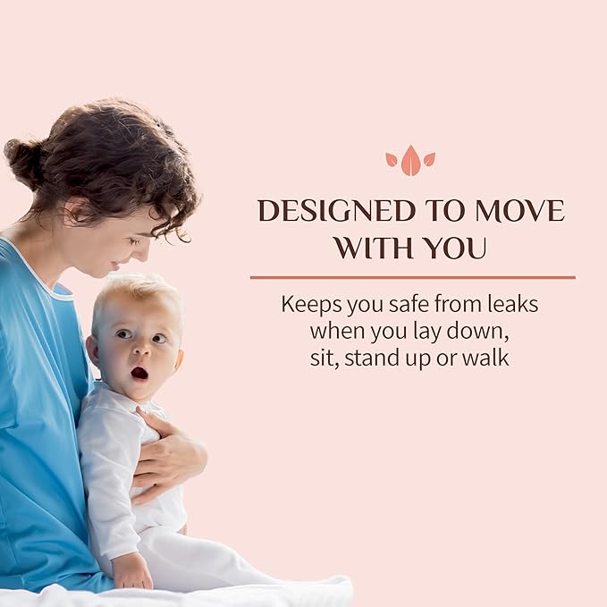 Organyc Hospital Postpartum Pads, 100% Certified Organic Cotton Inside and Out for Women, for First Days After Delivery, 12 Counts