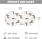 1 Pack Muslin Burp Cloths Belgian Dog Paw Prints White Cotton Baby Burp Cloths Ultra Absorbent and Soft Spit Up Rags for Newborn Babies Boys Girls 22x11 Inch