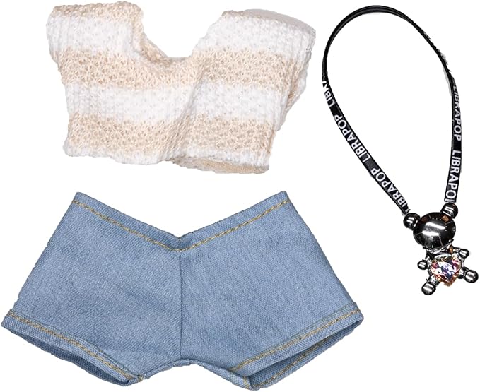 Clothes for 15/17cm Dolls(NO Doll) - Outfit for Labubu with Accessories Suit - Clothes Set for Dolls Dress Up