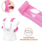 2 in 1 Toddler Leash Anti Lost Wrist Link Pink Safety Harness with Lock for Kids, Baby Leash Anti Lost Wrist Link Safety Wrist Link for Toddlers(Pink 8.2 Ft) …