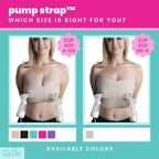 Pump Strap Hands-Free Pumping Bra, Breast Pump Bra for Breastfeeding Pumps for Women, Hands Free Pumping Bustier