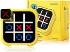 Tic Tac Toe Game, 3-in 1 Electronic Handheld Game Console, Road Trip Activities for Kids - Juegos para Niños - Ideal Gifts for Kids and Adults