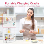 Baby Camera Monitor with 29-Hour Battery, 5 Inch Large Split-Screen Video Baby Monitor with Camera and Audio, Baby Monitor No WiFi, Two-Way Talk, Night Vision, 1000ft Long Range, Ideal for Mom