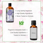 PHATOIL 3.38FL.OZ Freesia Fragrance Oils for Aromatherapy, Essential Oils for Diffusers for Home, Perfect for Diffuser, DIY Candle and Soap Making, DIY Scented Products - 100ml