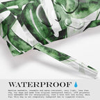 Wet Bag, Wet Dry Bag, Wet Bag for Swimsuit, Travel, Beach, Pool, Diapers, Dirty Yoga Gym Clothes, Makeup Bag, Waterproof Tropical Palm Leaves Decor Jungle Palm Leaf Favors