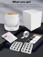 Galaxy Star Projector for Bedroom, Home Planetarium Night Light Projector with Timer High-Definition Soft Light for Relax, Kids, Ceiling, Room Decoration, Gifts