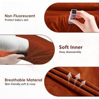 Baby Lounger for Newborn,Baby Nest for Newborn Soft Cotton Breathable for Playtime & Relaxation,Flat Babies Essentials Gifts Newborn Lounger for Boys & Girls 0-12 Months(Coffee)