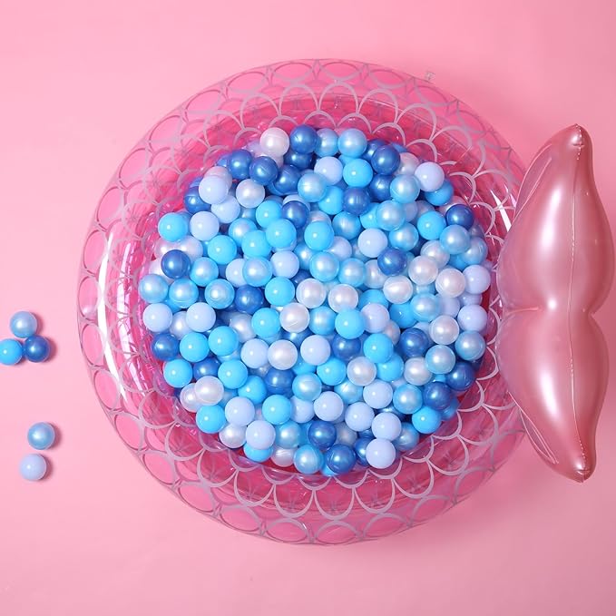 GOGOSO Ball Pits Balls for Toddlers Pack of 50 100 200 Plastics Shape Ball Non-Phthalate Non-BPA Non-Toxic 2.2-Inch Crush Proof Play Balls