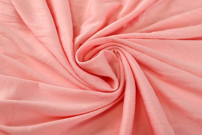 Onacosht Pack n Play Sheets 3 Pack Fitted for Baby Girl, Stretchy Jersey Knitted Portable Mini Crib Sheets Playard Mattress Cover, Pink Floral