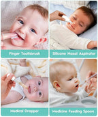 Baby Healthcare and Grooming Kit, Safety Newborn Nursery Baby Care Kit, with Hair Brush Comb, Nail Clipper, Thermometer, Pacifier Clip, Baby Registry Search, Baby Girl Boy Newborn Essentials