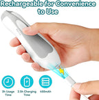 Baby Nail Trimmer Electric, 6 in 1 Rechargeable Baby Nail Clippers Manicure Set Grooming Kit for Toddler Infant or Adults (Grey)