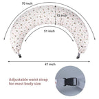 Chilling Home Nursing Pillow for Breastfeeding,Multifunctional Adjustable Breast Feeding Pillow,Bottle Feeding More Support for Mom and Baby, Breastfeeding Essentials for Newborn,Removable Cover