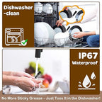 Smart Accurate Wireless Meat Thermometer - 2 Probes for BBQ, Smoking, Grilling, Cooking with Real-Time Alerts, Long Range Bluetooth, Dishwasher Clean, Waterproof for Indoor Outdoor Kitchen Use