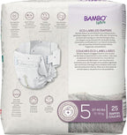 Bambo Nature Hypoallergenic Dream Baby Diapers, Premium Eco-Labeled Sustainable Diapers, Enhanced Leakage Protection, Totally Chlorine-free, Skin Friendly, and Super Absorbent - Size 5 (300 Count)