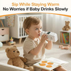 Portable Outdoor Travel Bottle Warmer Breast Milk & Formula Bottle Warmer Keeps Milk Warm While Feeding On-The-Go Temperature Control Precise Temperature Regulation Locks in Nutrients