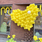 140pcs Yellow Round Balloons Different Sizes 18 12 10 5 Inch Latex Balloons for Arch Decoration Party Balloon Kit for Graduation Birthday Party Wedding Balloon Baby Shower Decoration
