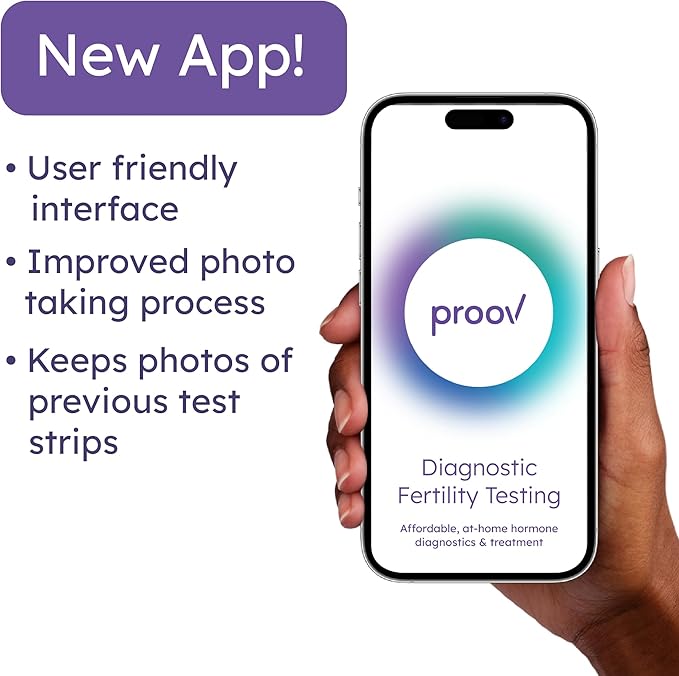 Proov Predict l Ovulation Test Strips to Predict Peak Fertility l 30 LH Tests | OPK Test Strips for Women | at Home Hormone Testing