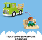 LEGO DUPLO Town Caring for Bees & Beehives Preschool Kids’ Learning Toy, 2 Figures and a Drivable Truck, STEM Toy, Build-and-Rebuild Educational Set for Toddlers Ages 2 Years Old and Up, 10419