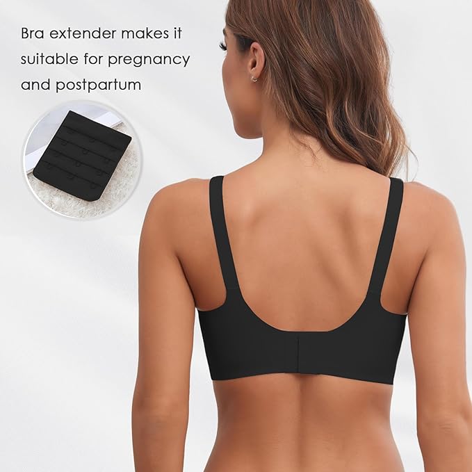 As Fairy Seamless Nursing Bras for Breastfeeding Soft Wireless Sleep Maternity Bralette Regular and Plus Size