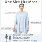 Nursing Cover for Breastfeeding – Privacy Breast Feeding Covers for Women – Soft Lyocell Fabric, Lightweight & Breathable – Multi-Use Scarf, Shawl, Baby Blanket – One Size – with Laundry Bag