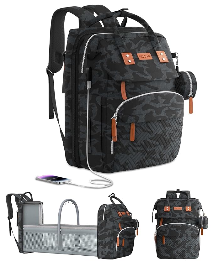 Diaper Bag Backpack, Large Diaper Bag, Multifunctional Diaper Bag