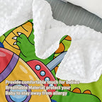 Personalized Baby Crib Bedding Set, Custom Name Submarine Pattern Nursery Bedding Set 3 Pcs, Baby Blanket Fitted Crib Sheet Changing Pad Cover, Personalized Nursery Decor Gift for Newborns Boys