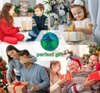 Gear Ball for ADHD 3D Printed Gear Ball Steampunk Whirling Wonder Fidget Toy Gearsphere Gear Ball for Stress and Anxiety Relaxing Fidget Ball Ideal for Sensory Needs and Autism (Laser Blue Green)