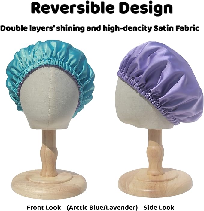 AKISS Baby Infant Newborn Toddler Satin Silk Hair Bonnet Cap for Sleeping 0-3 0-6 3-6 6-12 Months 1-2 1-3 Years