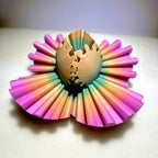 Gear Ball for ADHD 3D Printed Gear Ball Steampunk Whirling Wonder Fidget Toy Gearsphere Gear Ball for Stress and Anxiety Relaxing Fidget Ball Ideal for Sensory Needs and Autism (Candy)