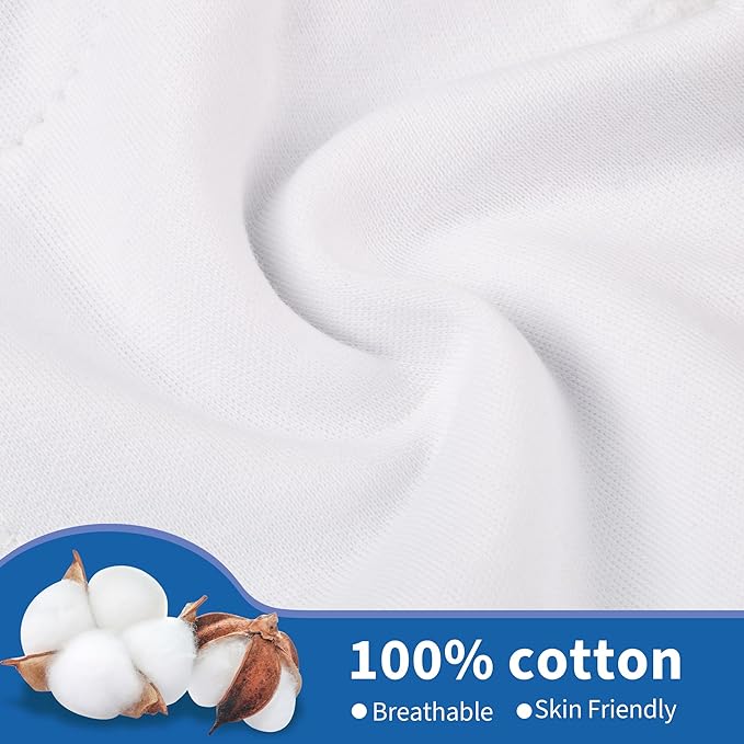 BIG ELEPHANT 10-Packs Training Underwear Absorbent Toddler Potty Trained Pants for Boys and Girls, 12 Months - 9 Years