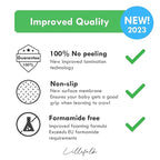 Lillefolk Baby Play Mat for Floor – 6x6ft Boho | Soft Non Toxic Premium EVA Foam Tiles for Tummy Time, Crawling & Playroom – Waterproof Interlocking Floor Mat for Babies & Toddlers (9 Tiles)