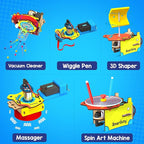 Smartivity 10-in-1 Motor-Powered Gadgets Kit for Kids Ages 6,7,8,9,10,11,12 Years Old | Build 10+ Cool Electronics Projects | Birthday Gift for Smart Kids | DIY STEM Toy for Boys & Girls 6-12