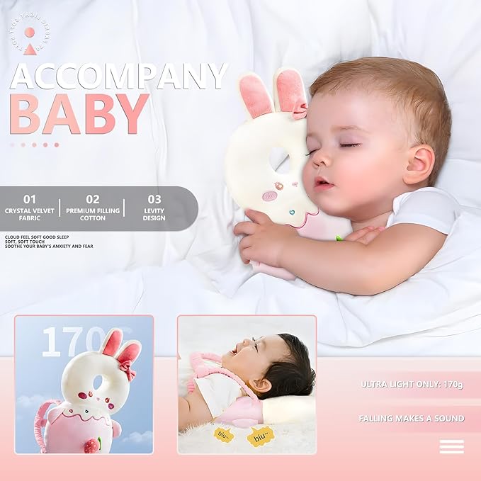 Baby Head Protector,Adjustable Baby Head Protection Backpack (Rabbit)