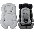 PandaEar Baby Car Insert Cushion Pad, Infant Head & Body Support Pillow for Car Seats, Strollers,Carriers, Machine Washable & Portable -Grey
