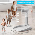 Toddler Bath Stand-ABS & TPE Material, Foldable & Adjustable 5 Levels Infant Bath Seat for Babies 6 Months to 3 Years Old, Non-Slip|Easy to Clean|Convenient for Travel, No Assembly Need