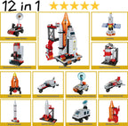 Space Rocket Stem Project Toy for Boy Age 7 8 9 10 11 12 13 Building Block for Kid Age 8-12 Science Kits for Kids Age 8-14 Christmas Birthday Gift for Boys Girls 7-13