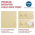 Monläurd® Wooden Diaper Changing Table with Storage – Baby Changing Station with Safety Guardrails & Double Doors, Durable Birch Wood Organizer for Nursery, Daycare & Home