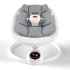 Baby Swings for Infants to Toddler, Portable Baby Swing with Extra Pad, Electric Infant Swing with 5 Speeds and Bluetooth Music, Indoor & Outdoor