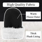 Zsedrut No Scratch Baby Mittens Toddler Infant Fleece Lined Gloves Winter Warm Mitten for Baby Boys Girls