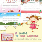 Hand Bells, 8 Note Musical Handbells Set with 17 Songbook Musical Toy Percussion Instrument for Toddlers Children Kids for Children's Day Family Activity School and Church (Multicolored)