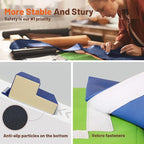 6-Piece Soft PU Leather Toddlers Climbing Toys, Baby Foam Climbing Blocks for Toddlers, Foam Play Gym Climber Structures for Toddler 3, Indoor Climb and Crawl Activity Play Set